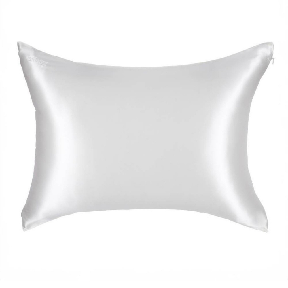 NWT Blissy Mulberry Silk Pillowcase, Ivory White, King Size - Picture 3 of 7